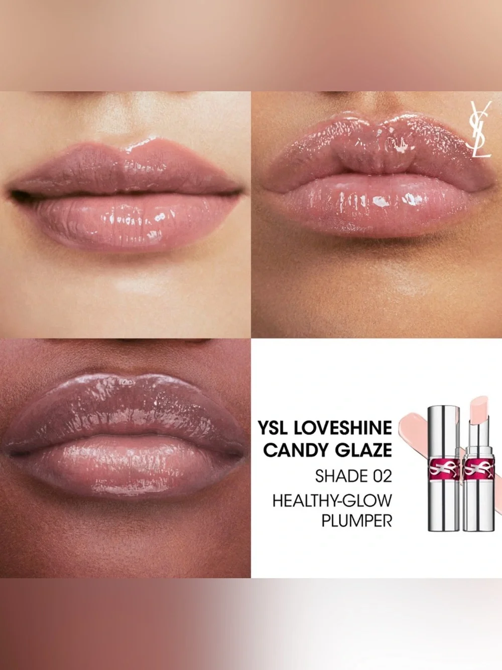 Yves Saint Laurent Loveshine Candy Glaze in Shade Healthy Glow Plumper NIB